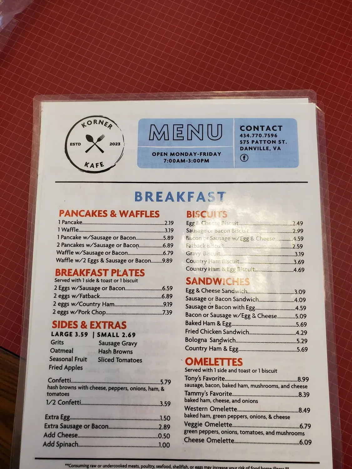 Menu 4