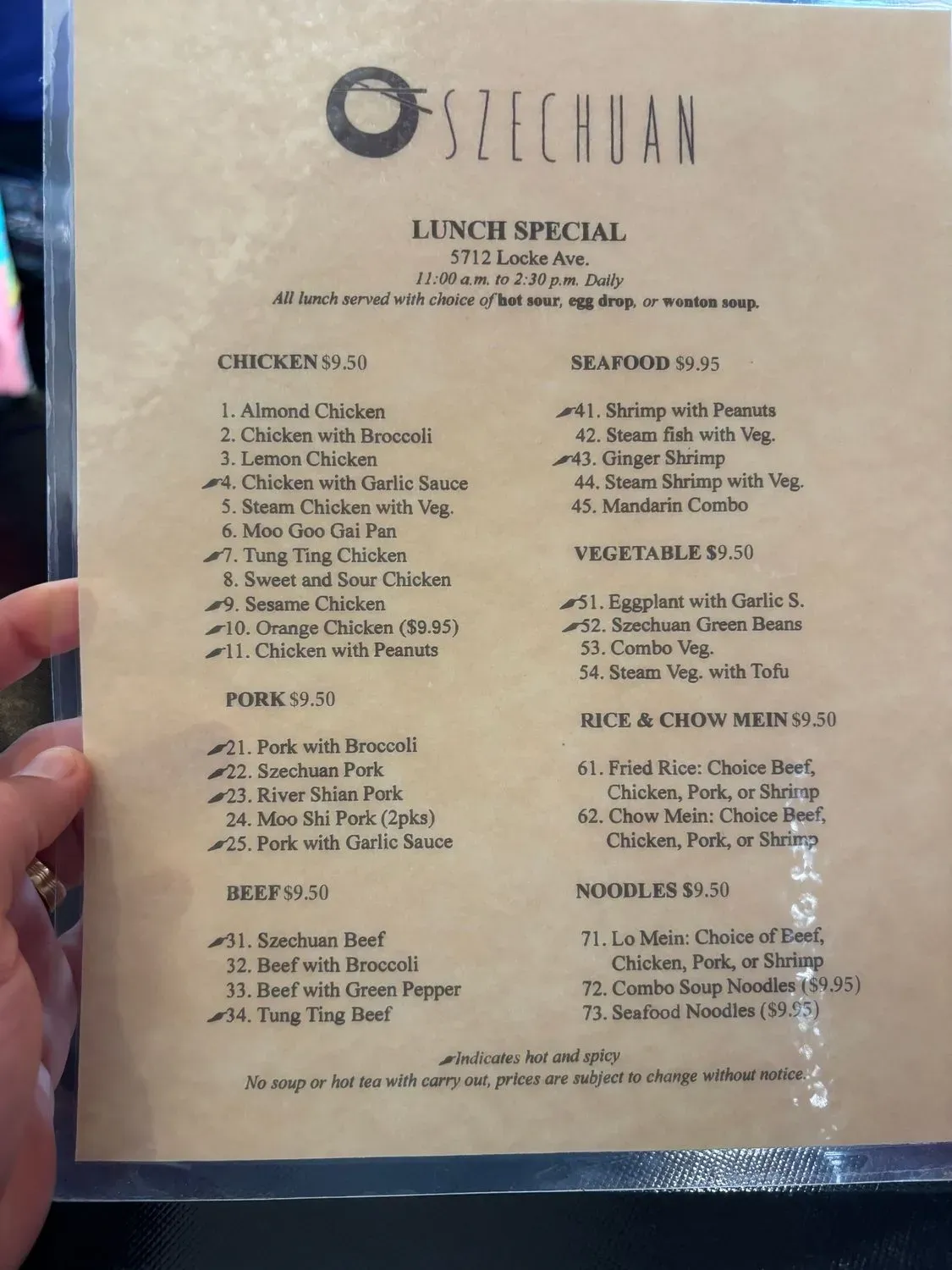 Menu 5