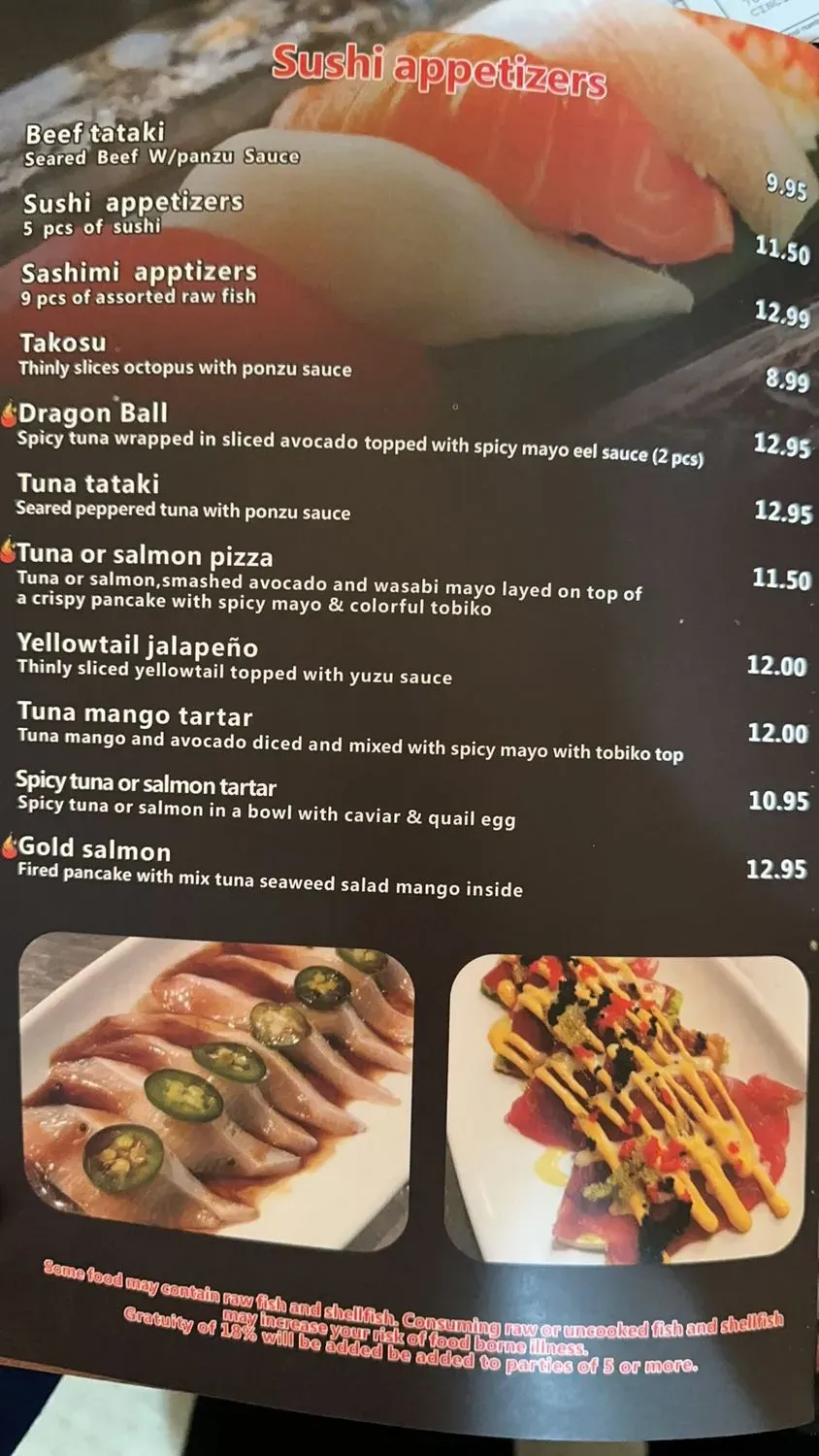 Menu 5