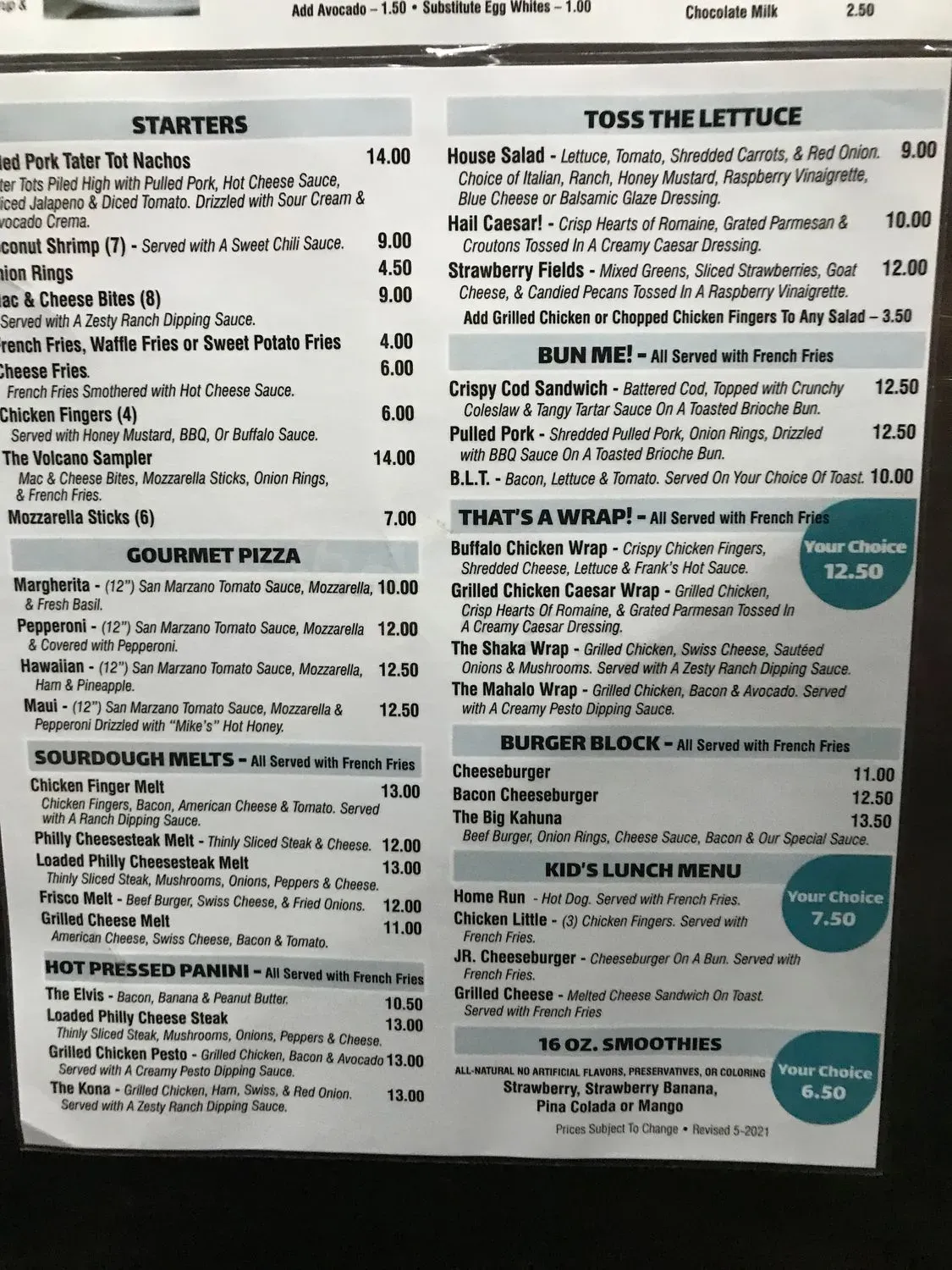 Menu 3