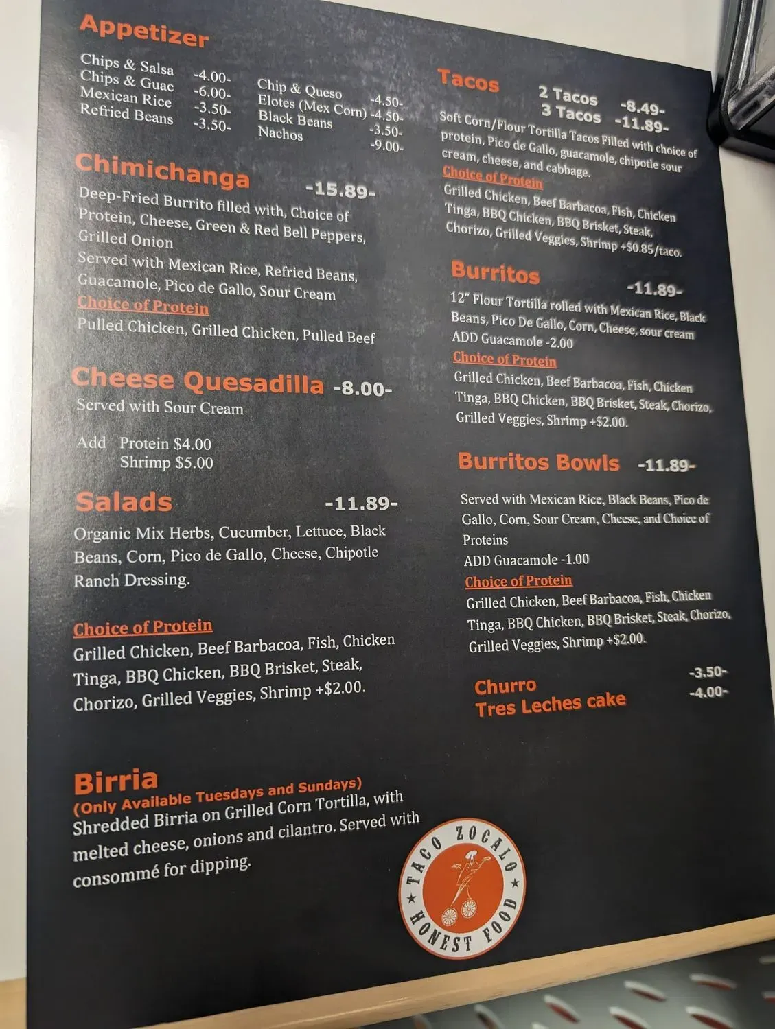 Menu 4