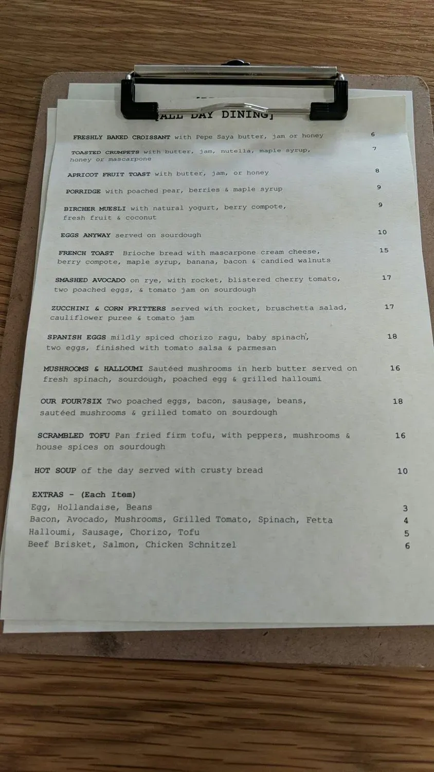 Menu 3