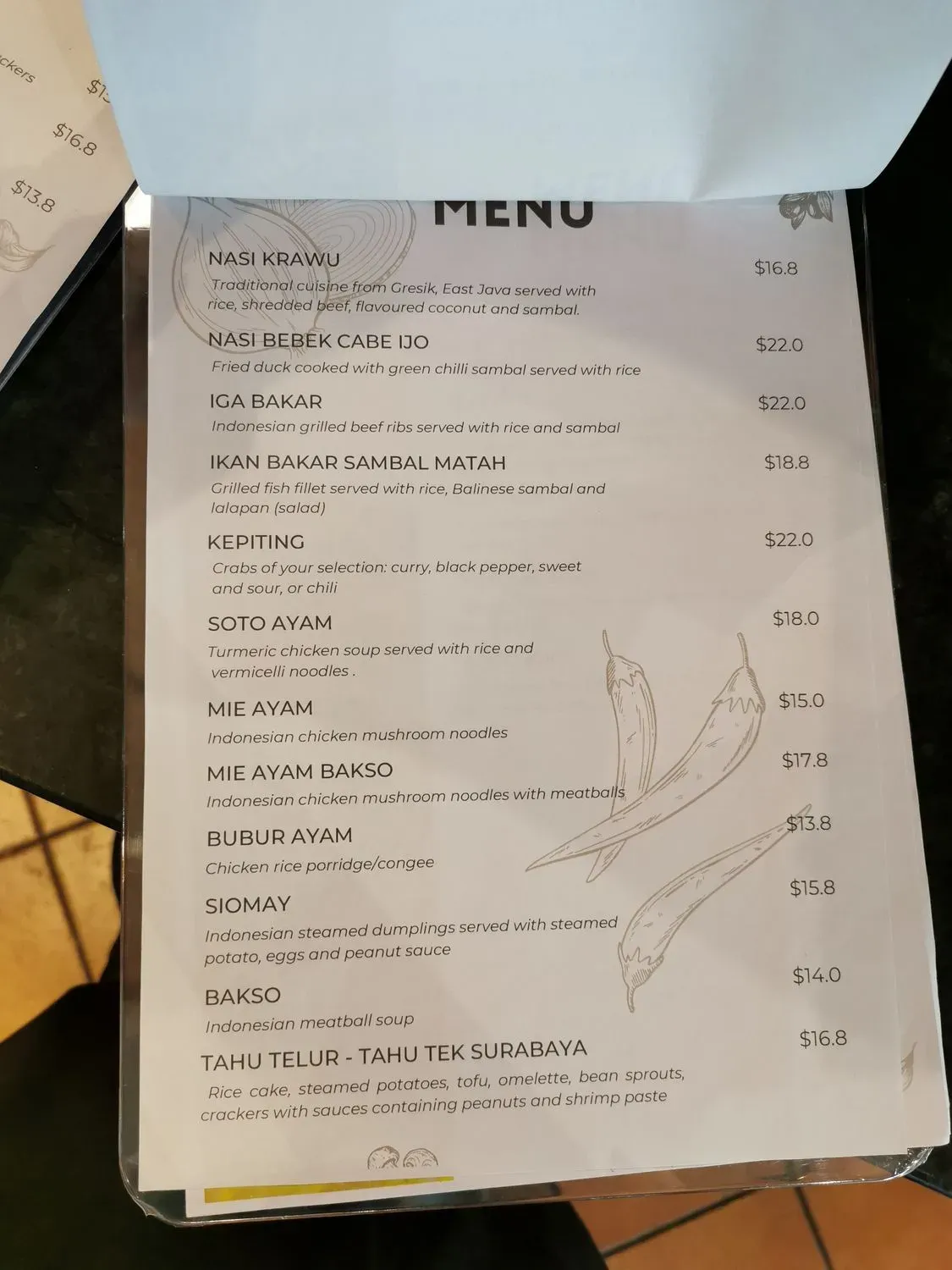 Menu 2