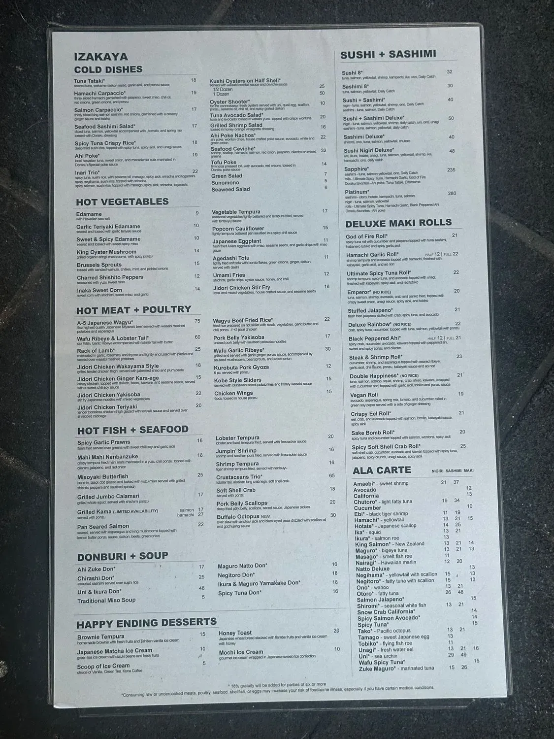 Menu 3