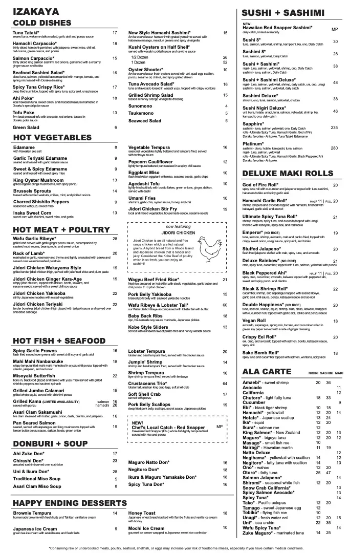 Menu 2