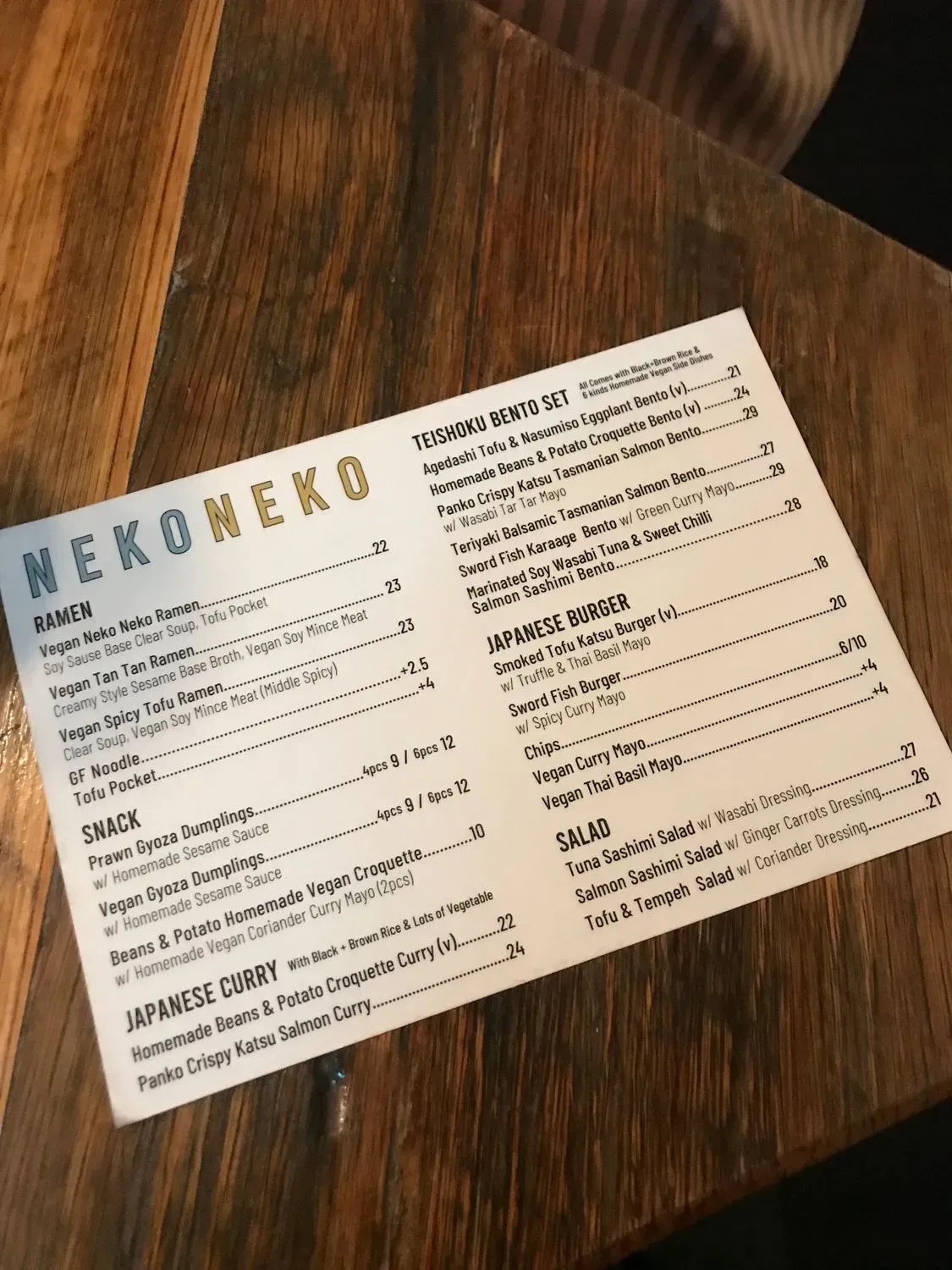 Menu 3