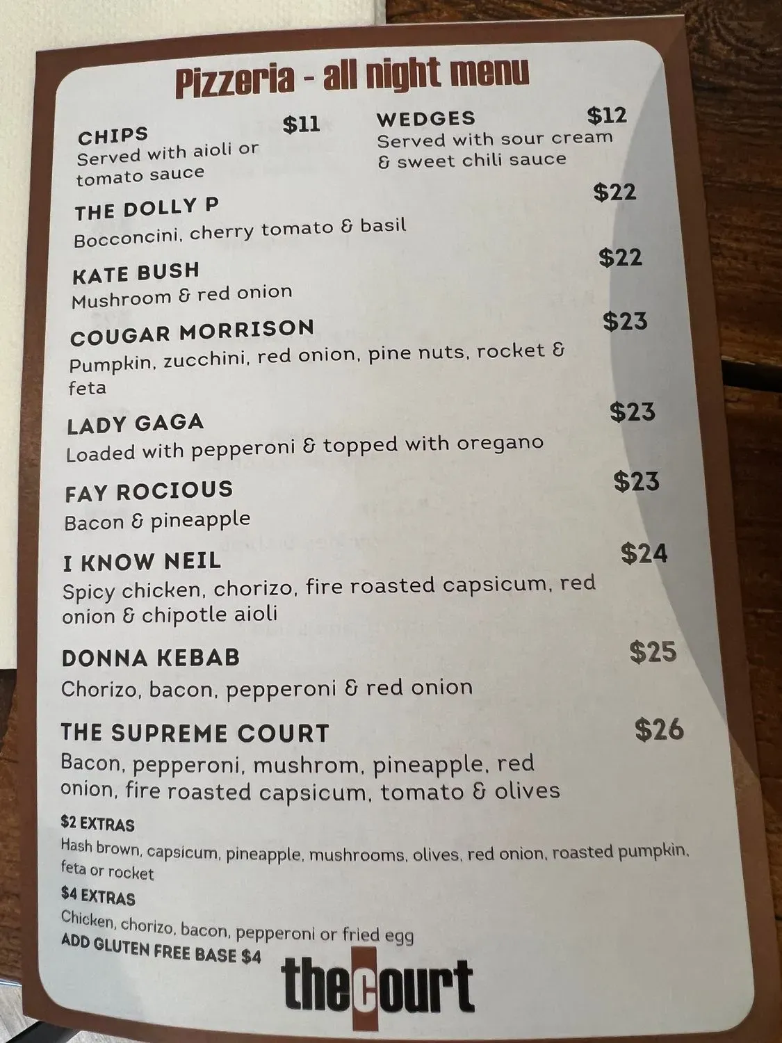 Menu 2