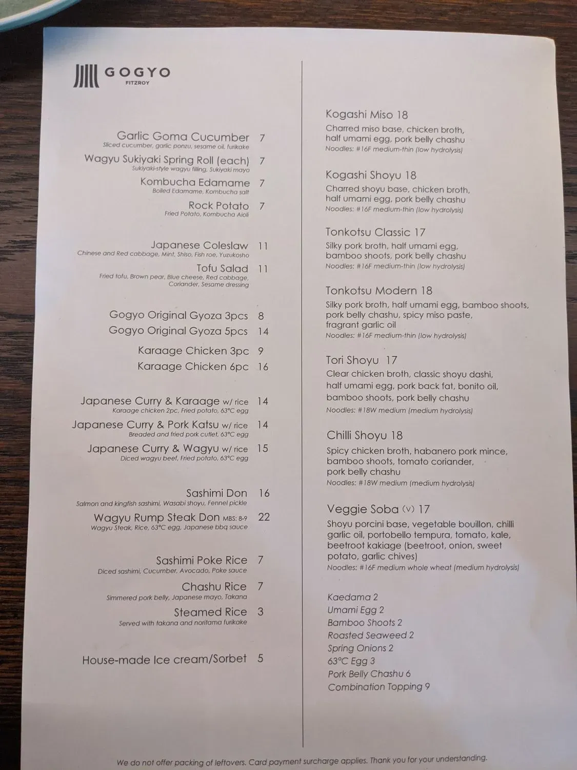 Menu 3