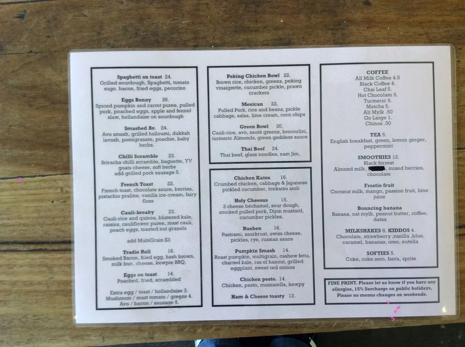 Menu 2