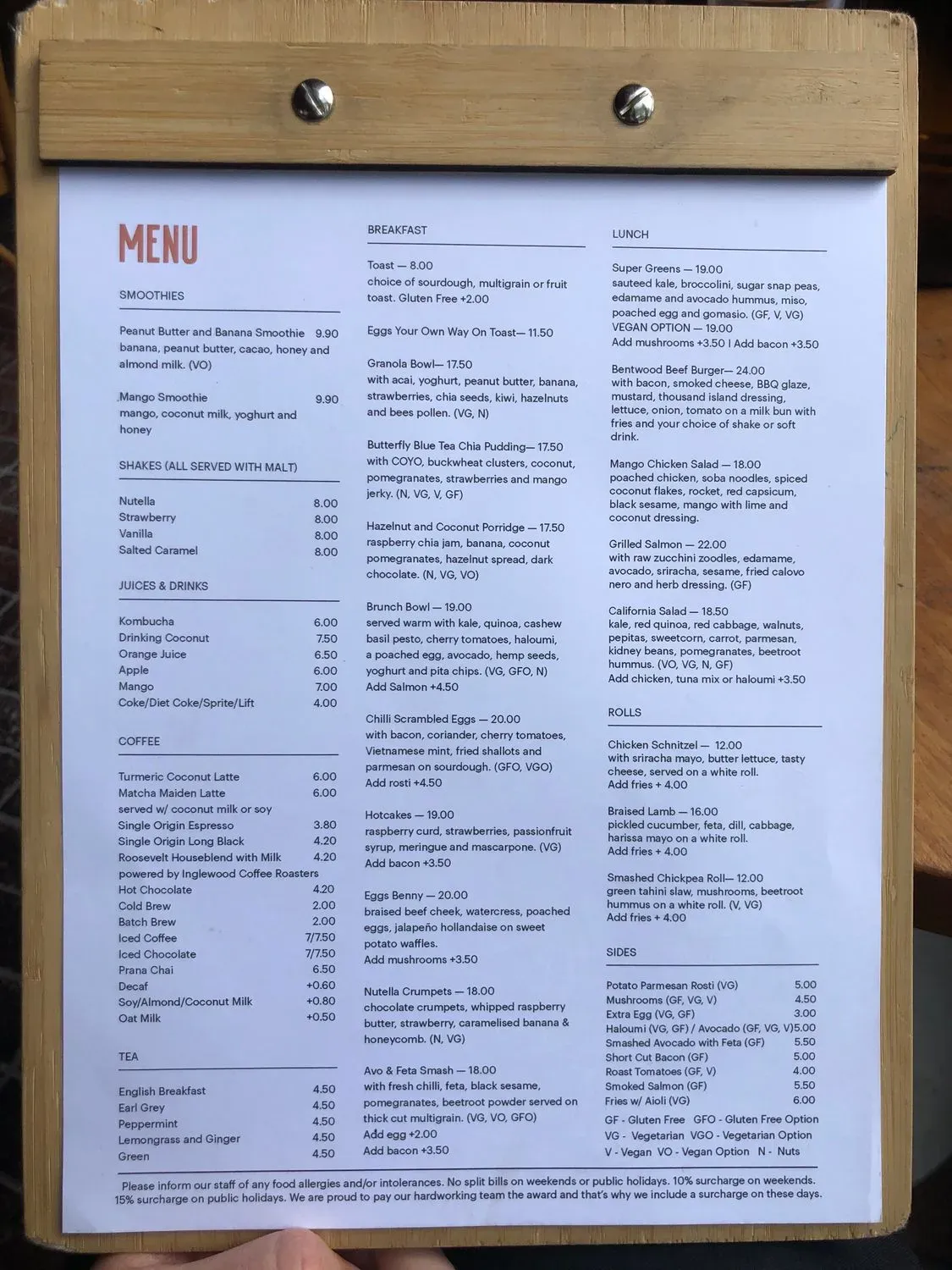 Menu 2