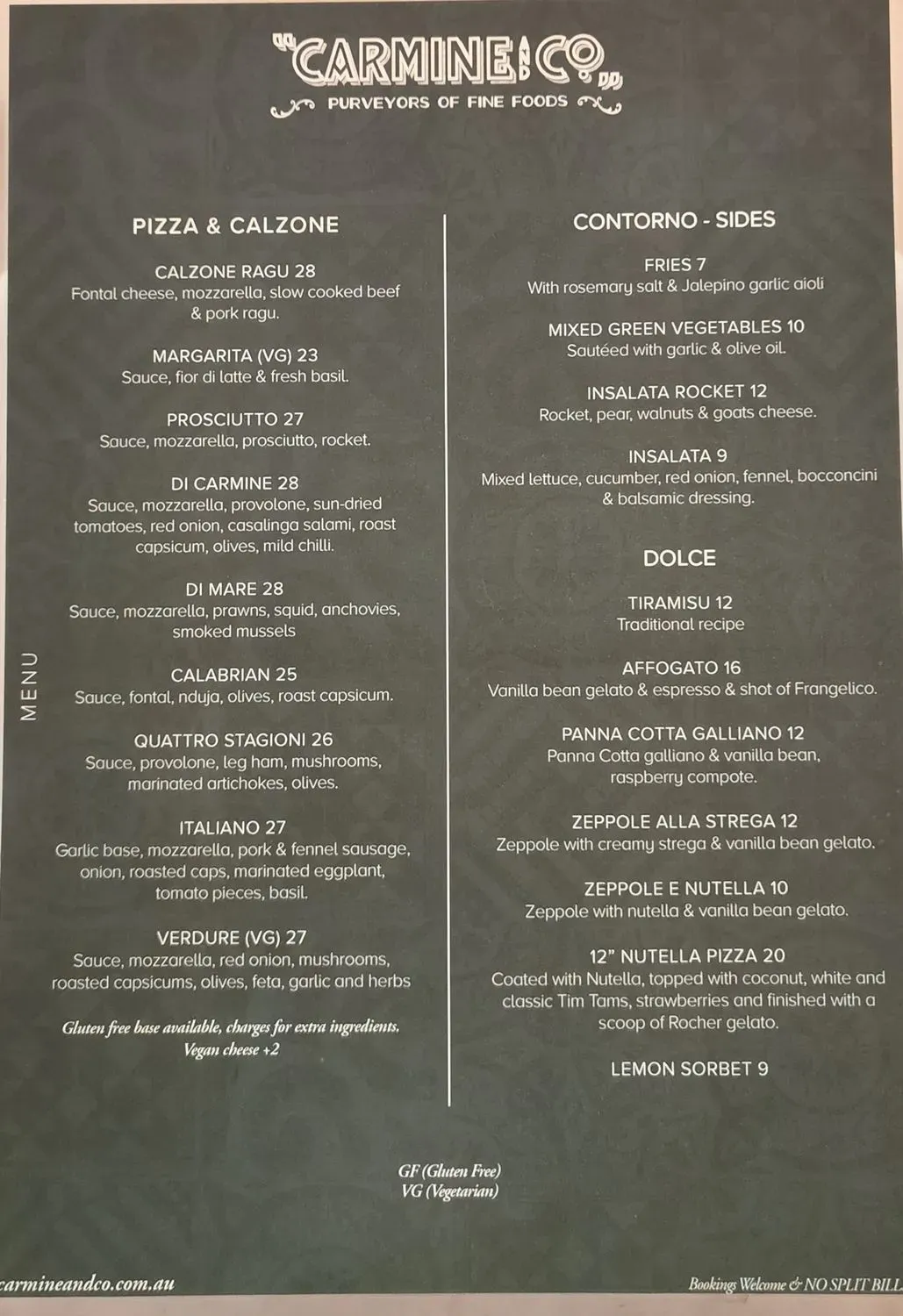 Menu 3