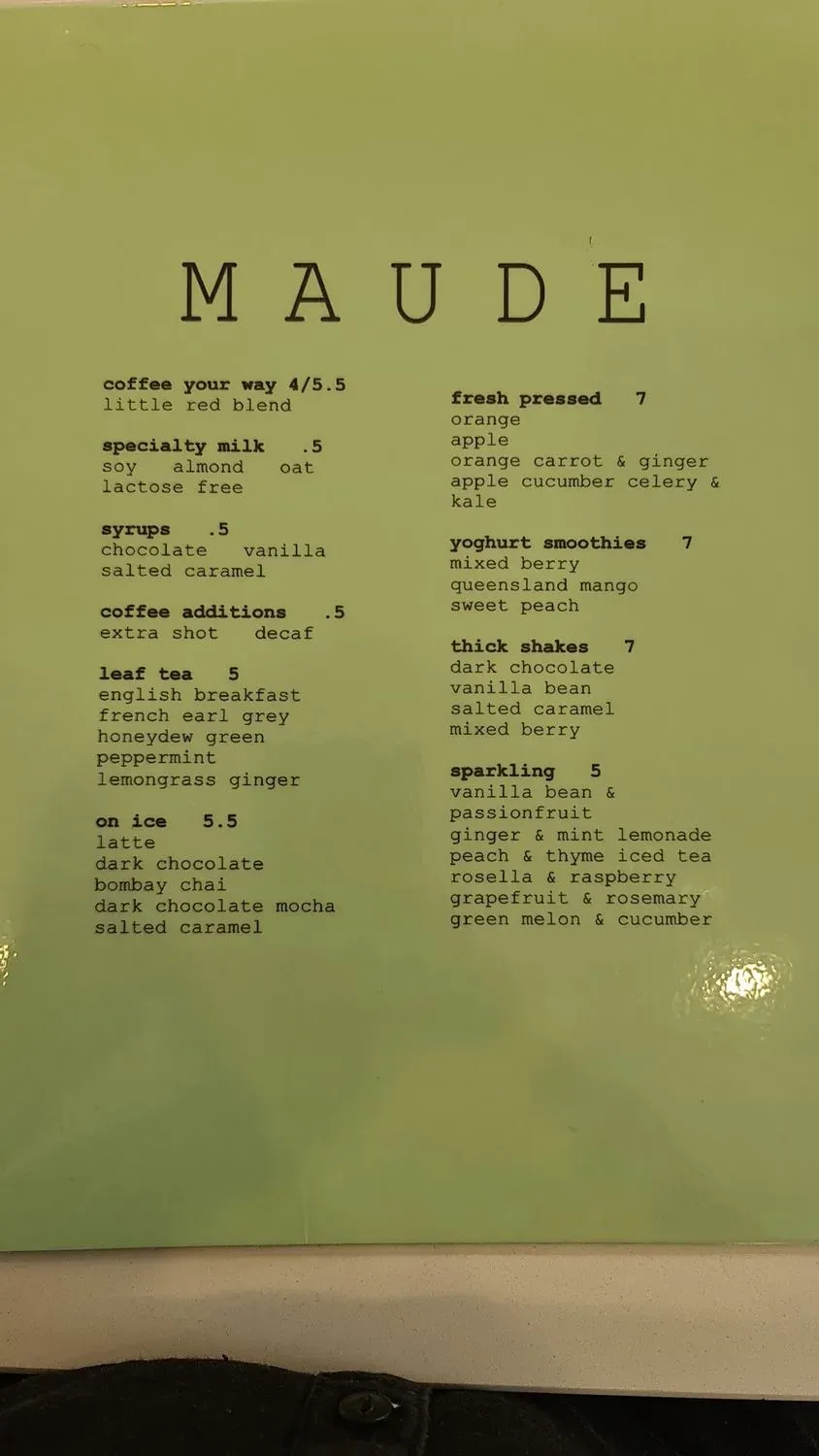 Menu 2