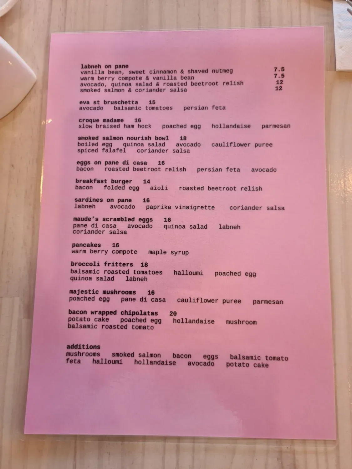 Menu 3