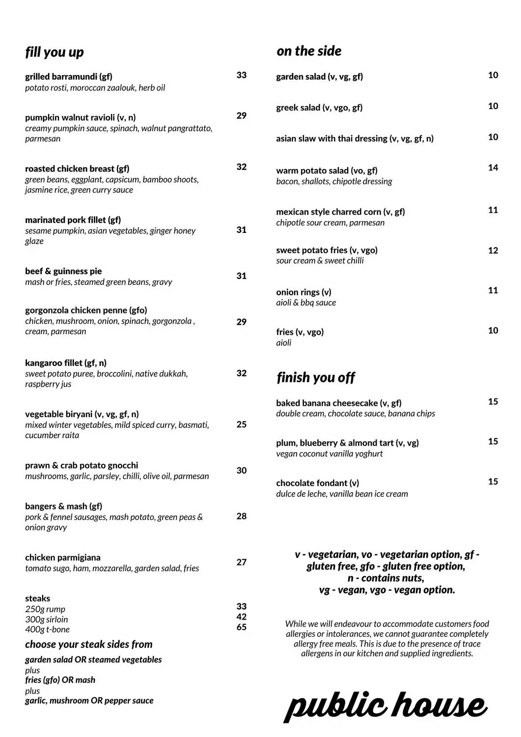 Menu 2