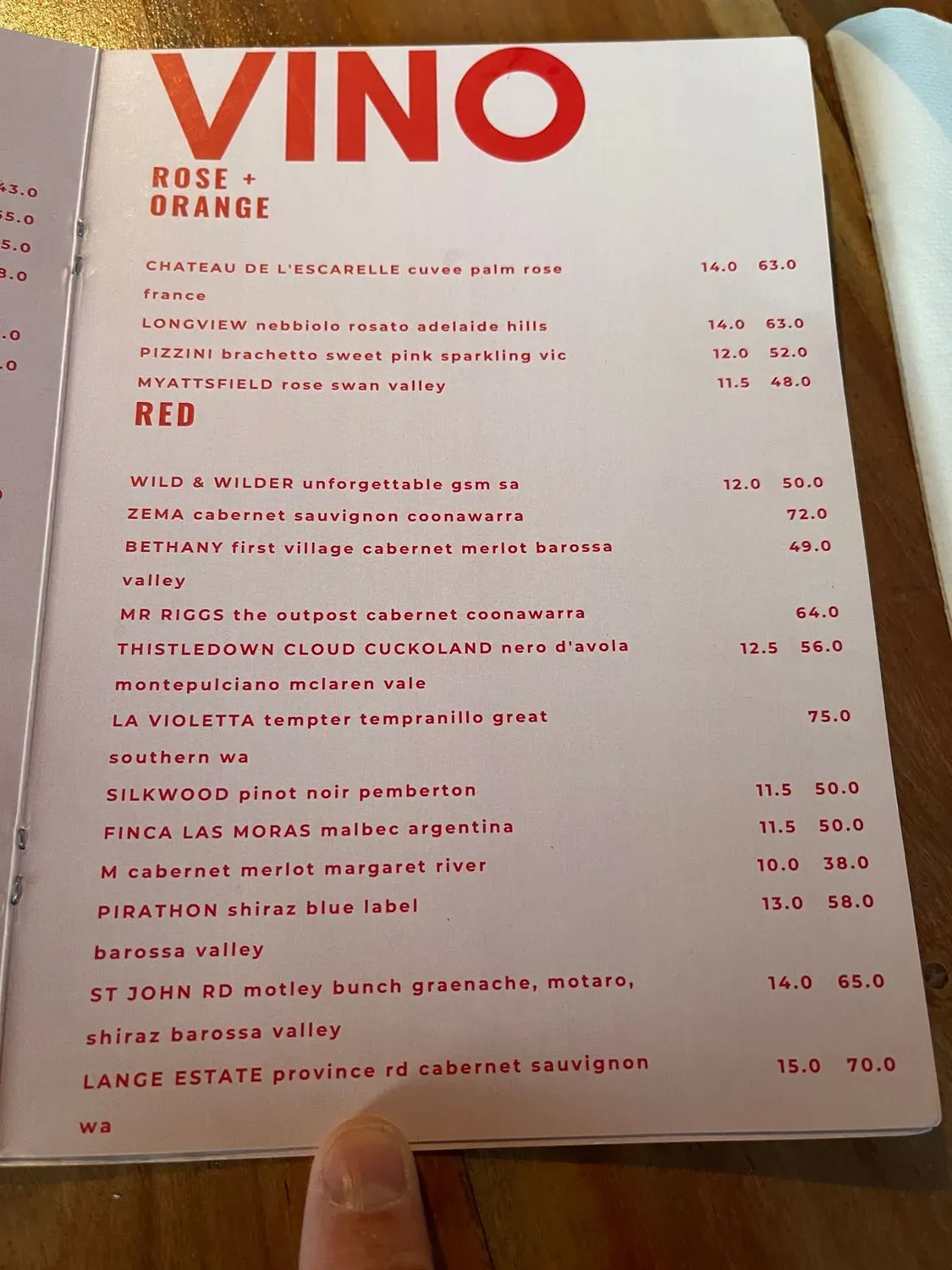 Menu 2