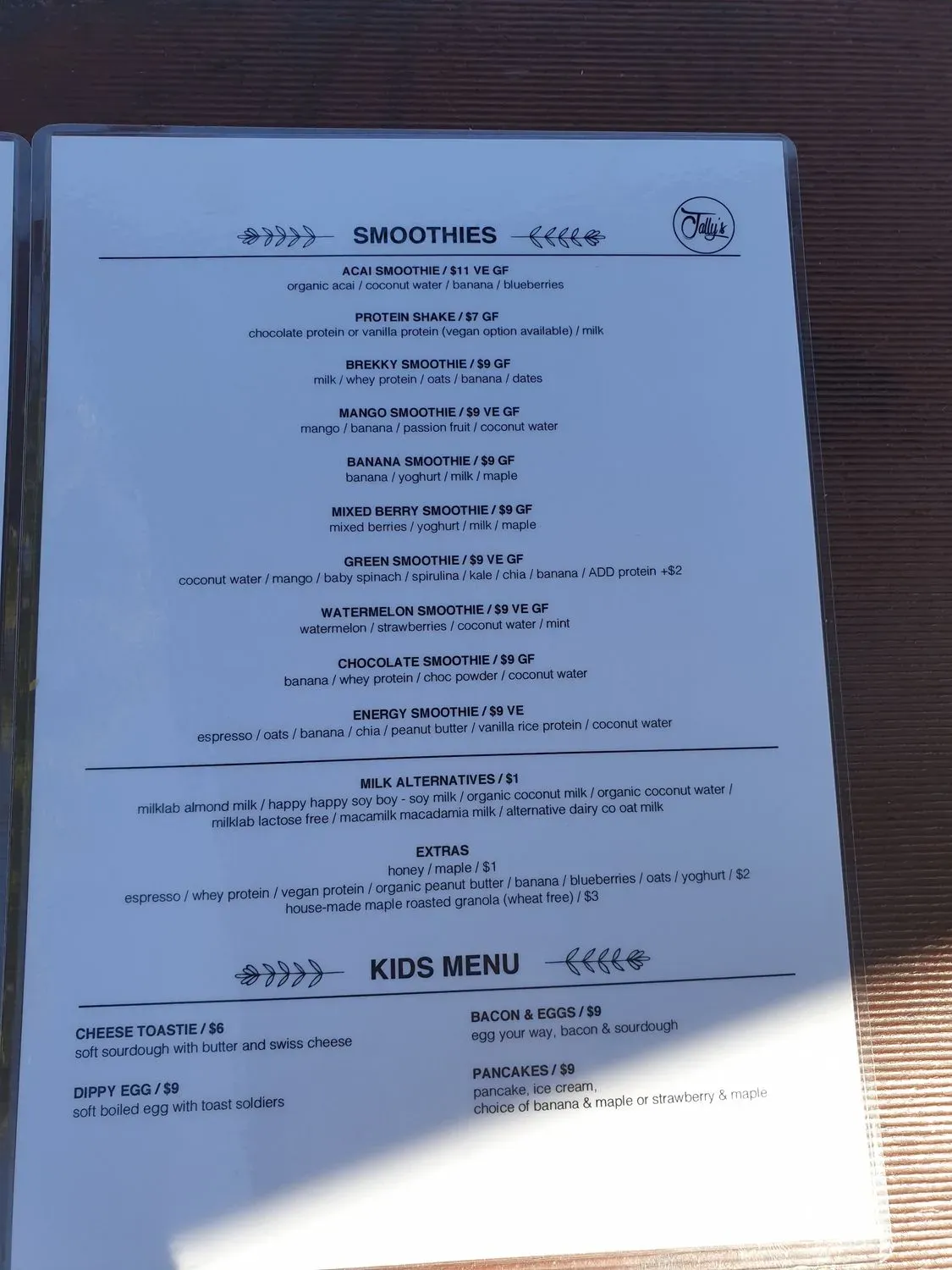 Menu 2