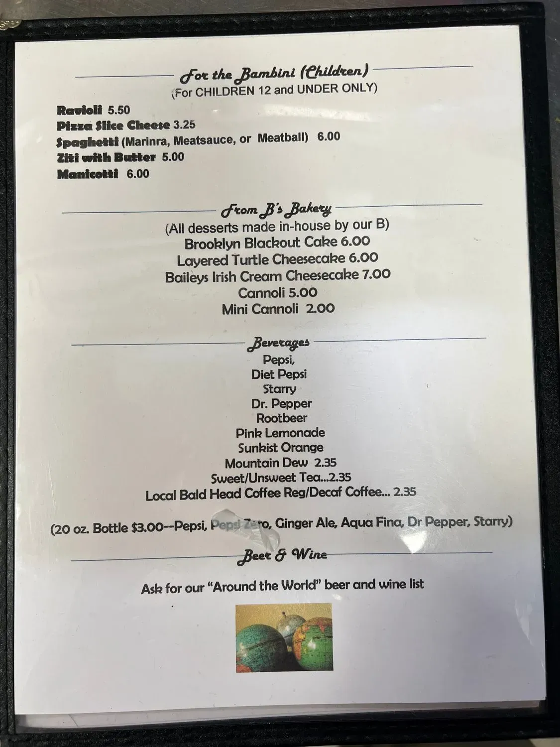 Menu 4