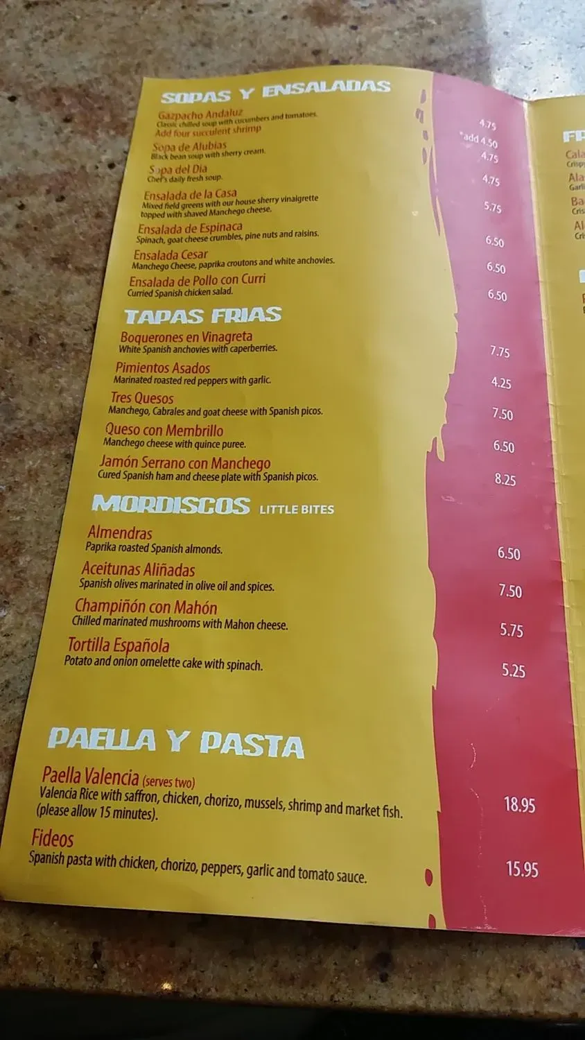 Menu 5