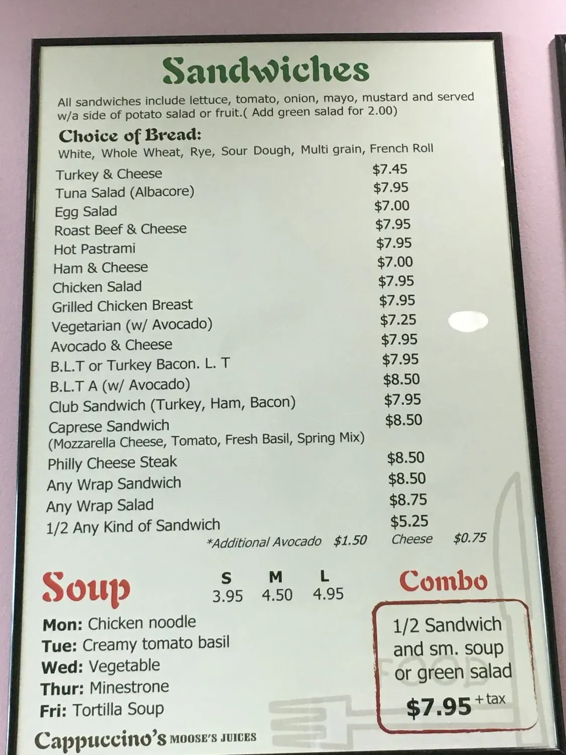 Menu 6