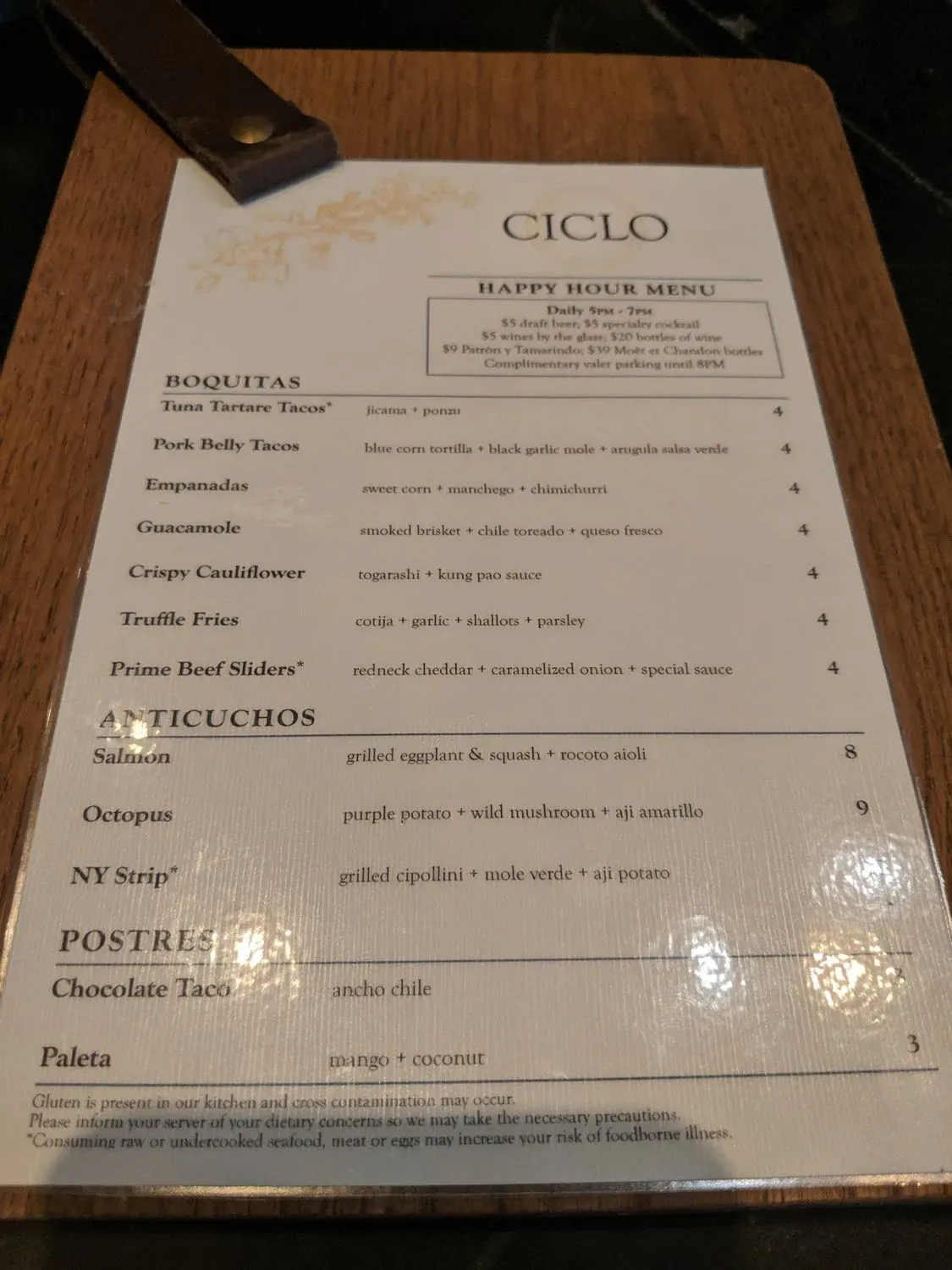 Menu 4