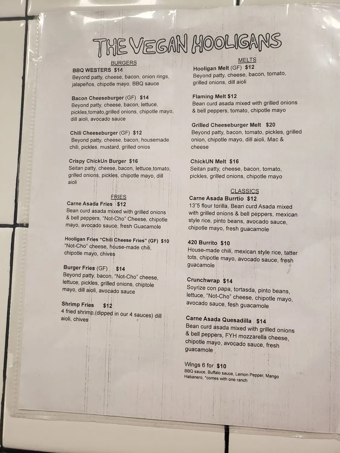 Menu 2