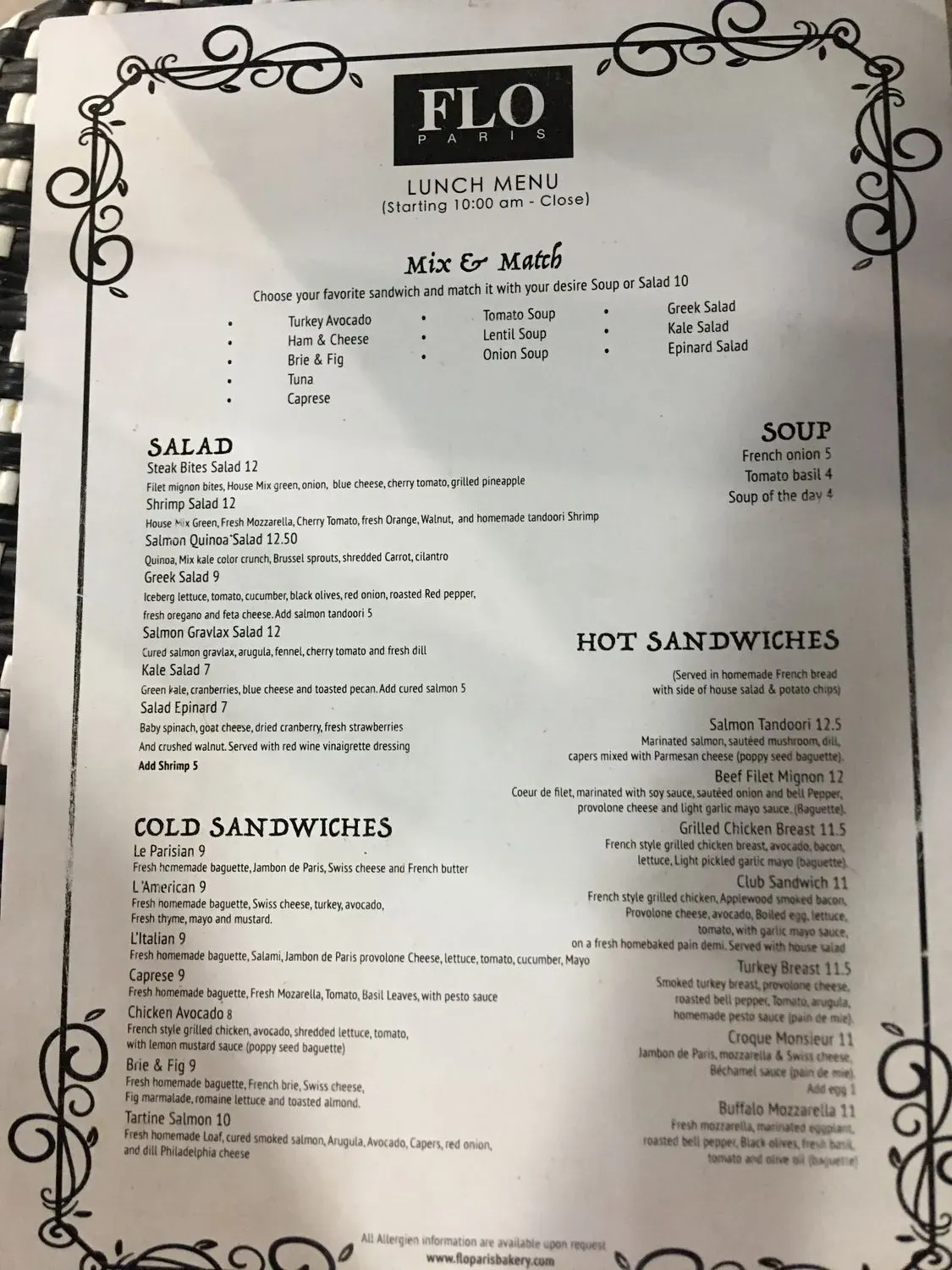 Menu 5