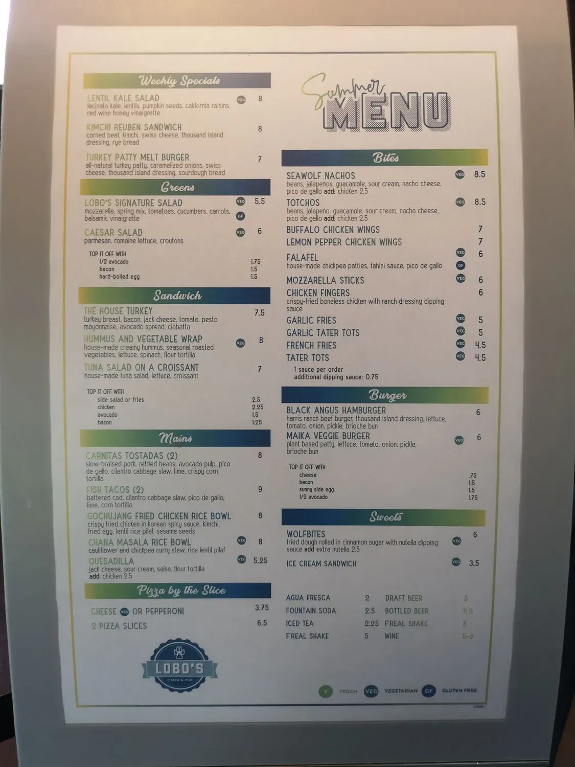 Menu 2