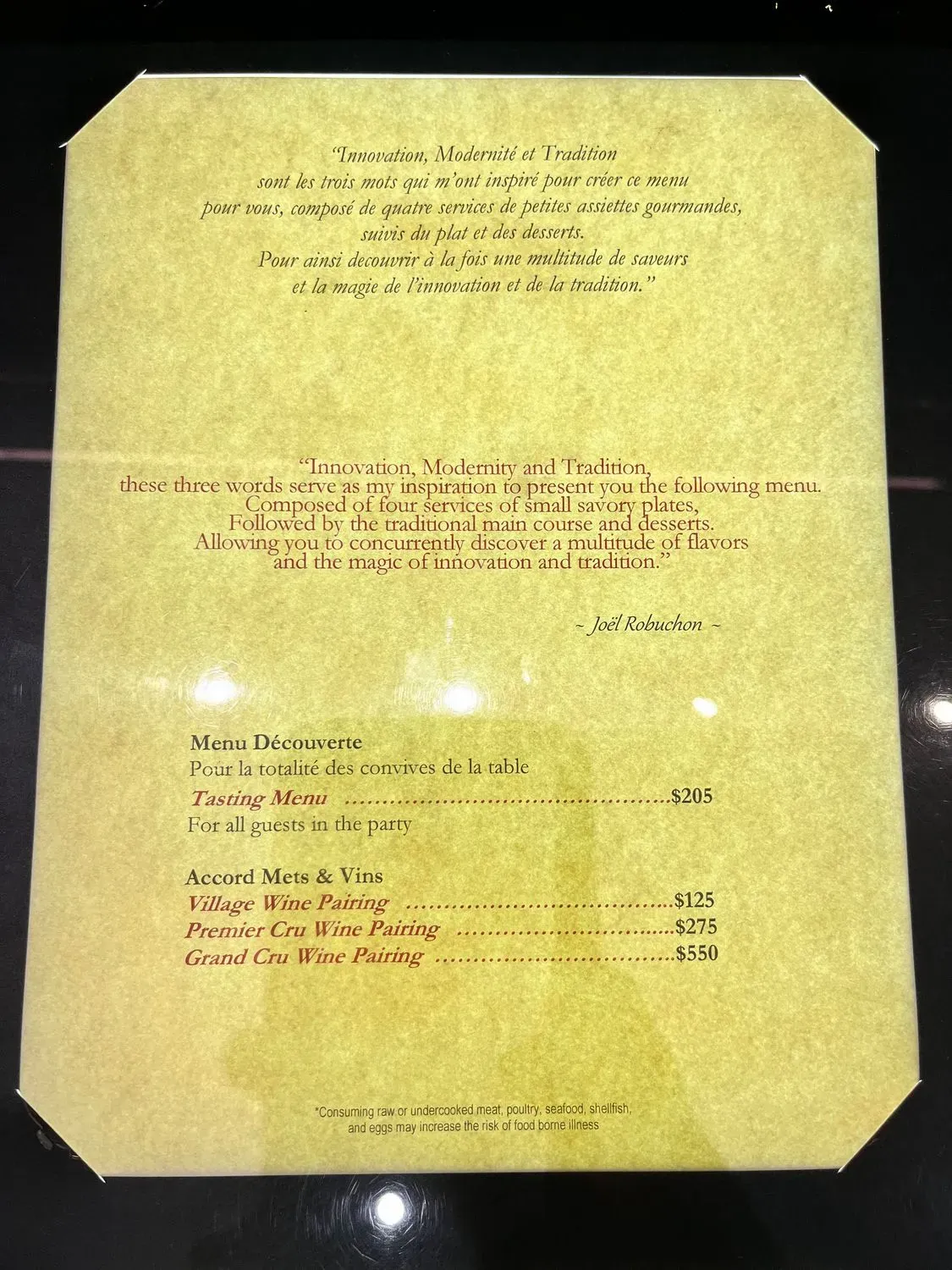 Menu 6