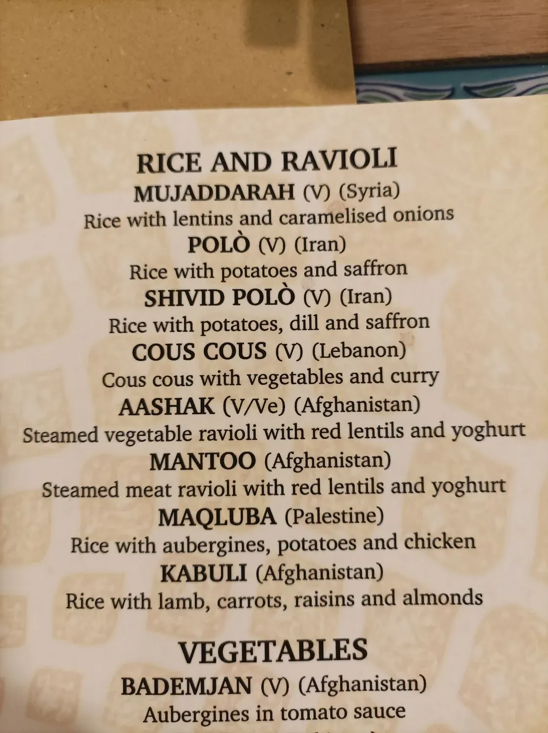 Menu 3