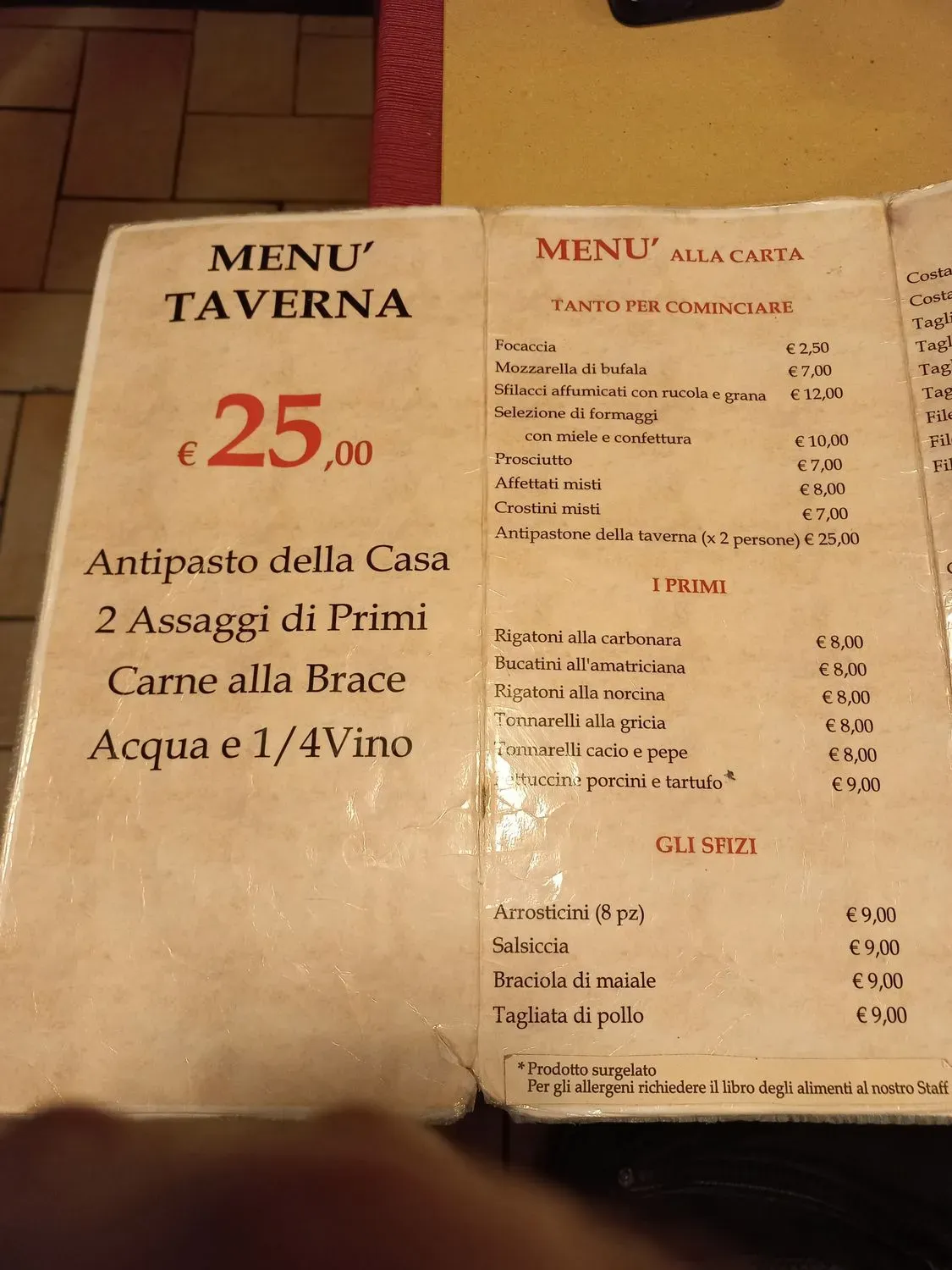 Menu 3