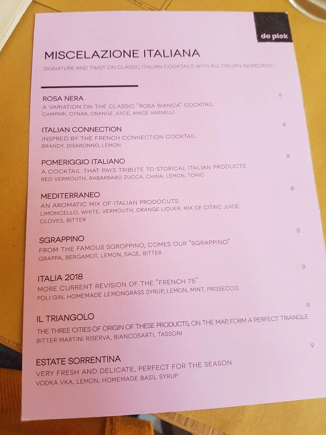 Menu 2