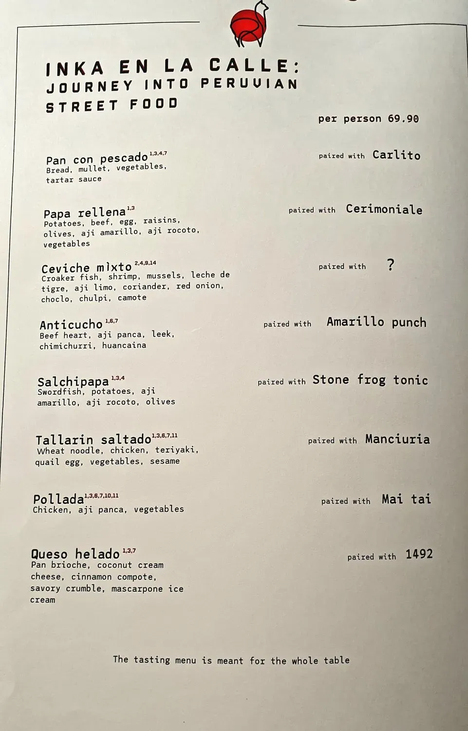 Menu 2