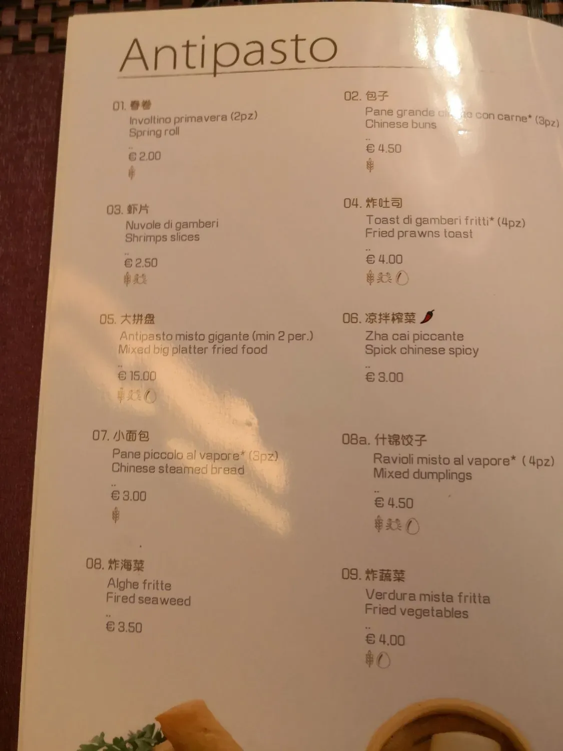 Menu 2