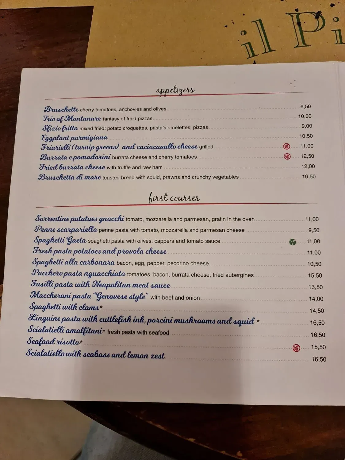 Menu 2