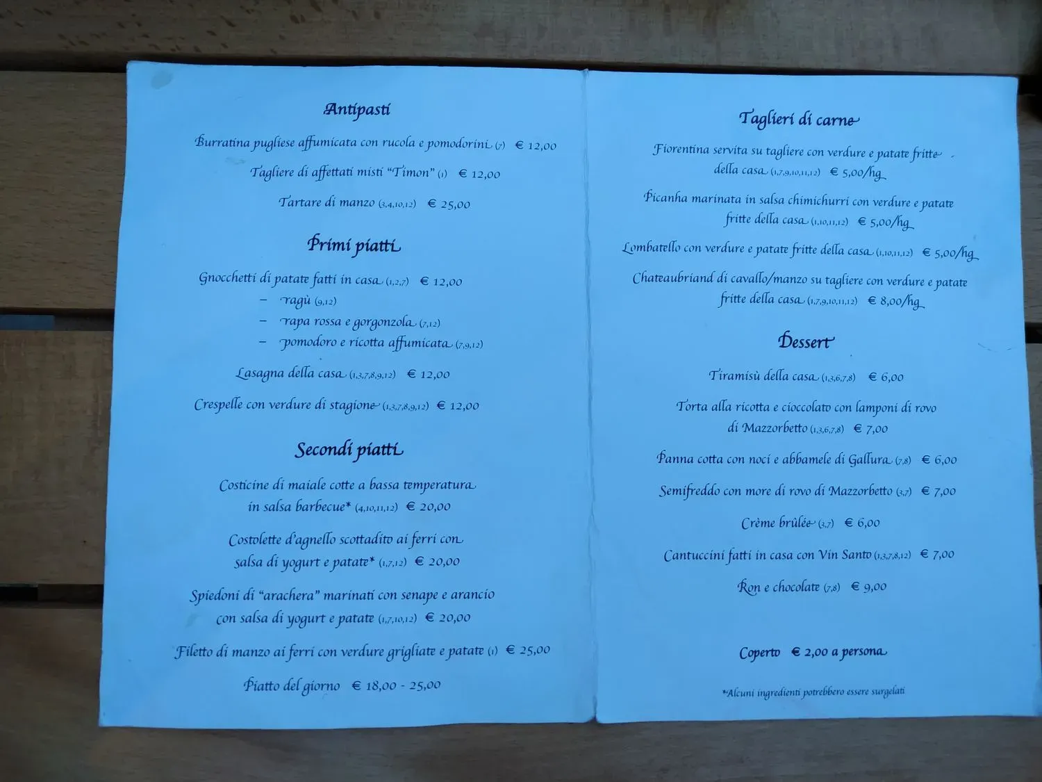 Menu 2