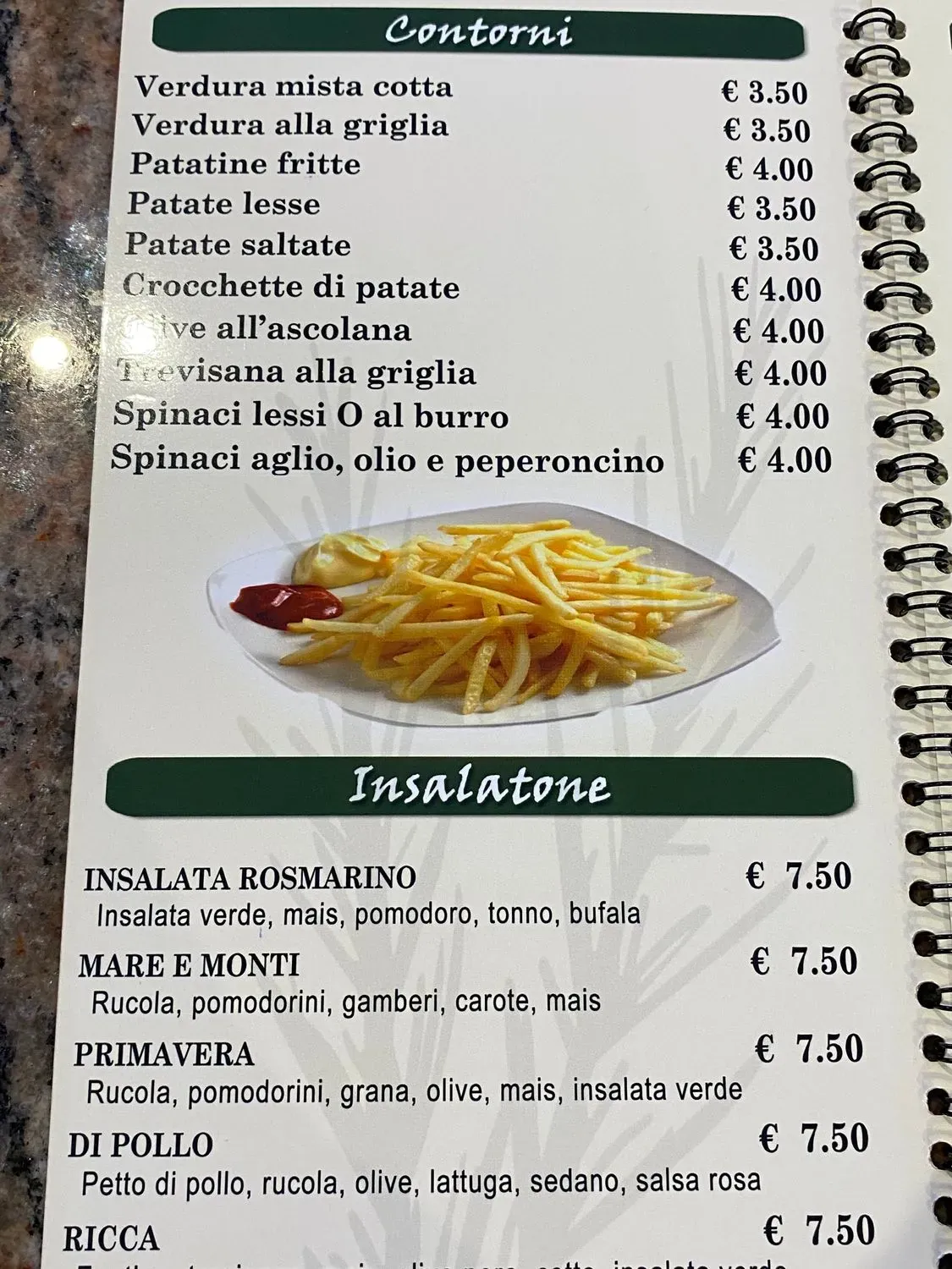 Menu 2