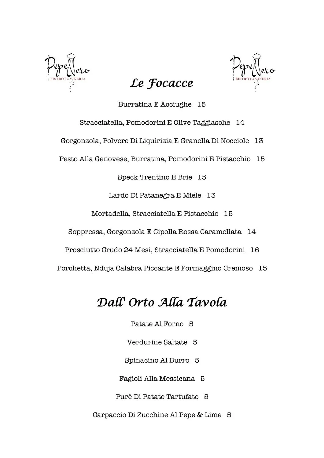 Menu 2