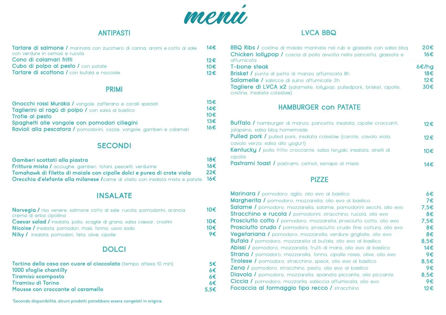 Menu 2