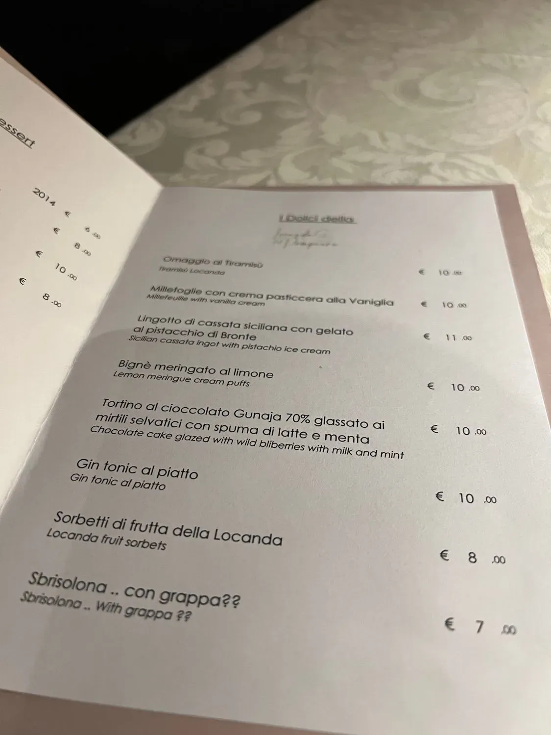 Menu 2