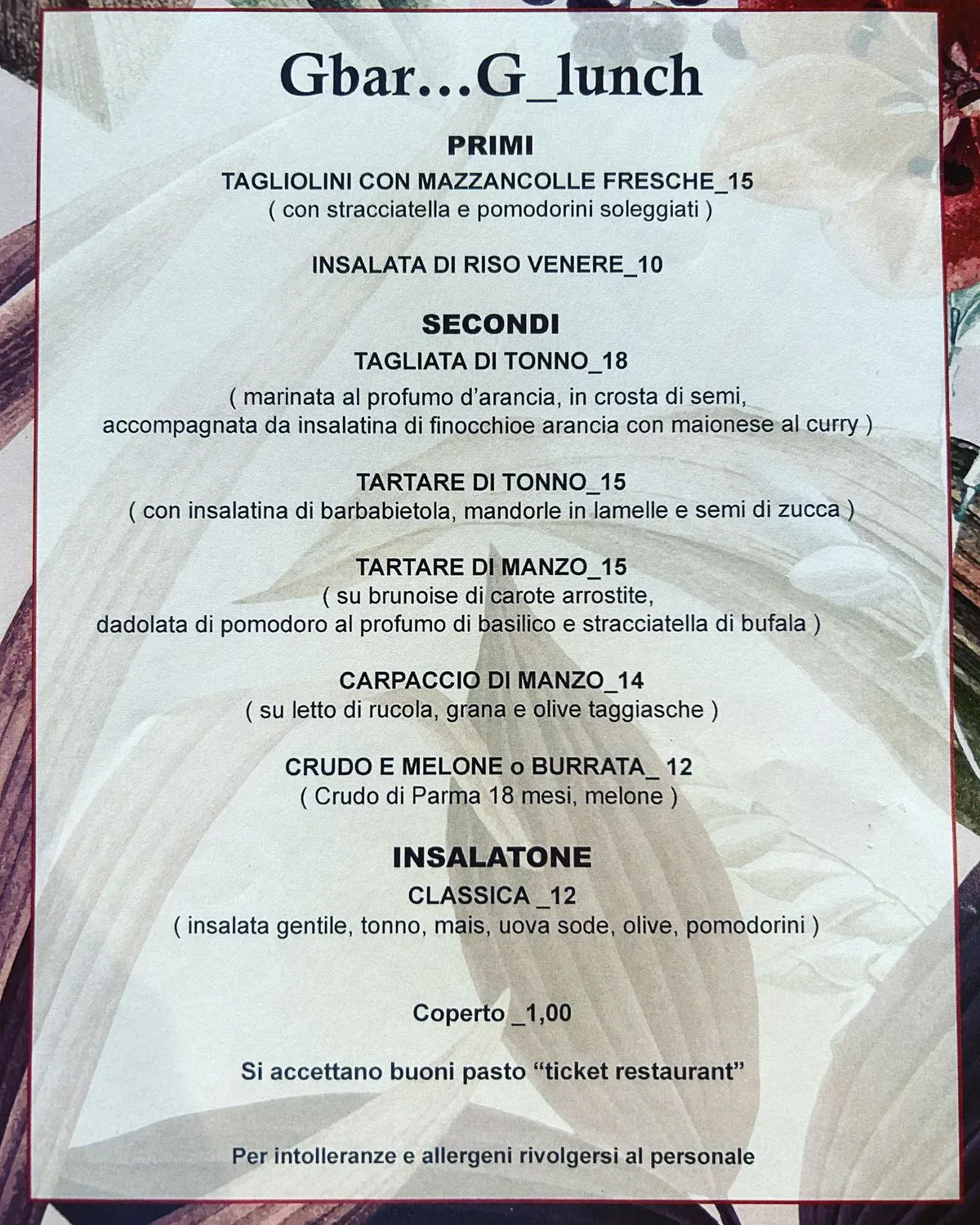 Menu 2