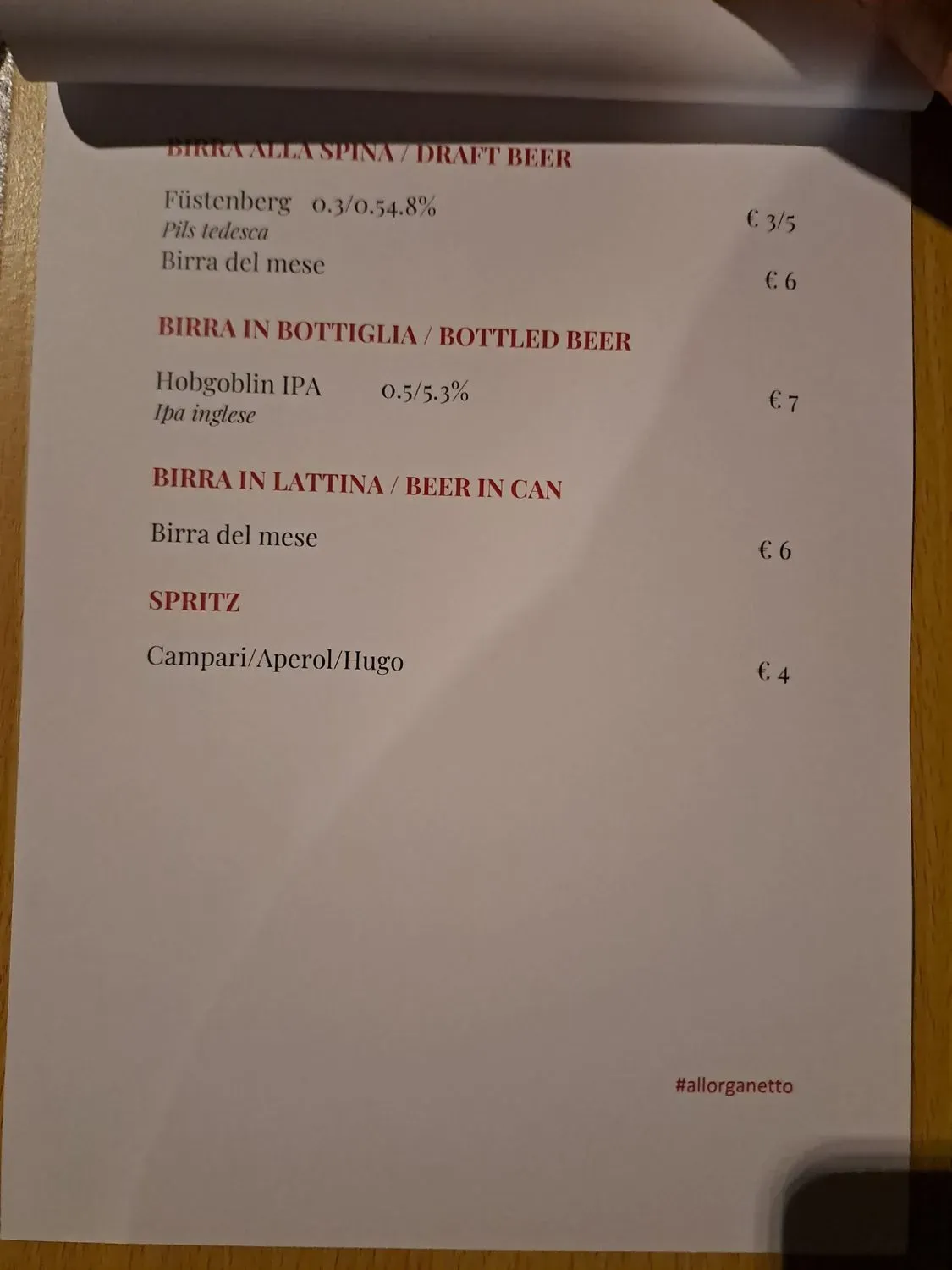 Menu 3