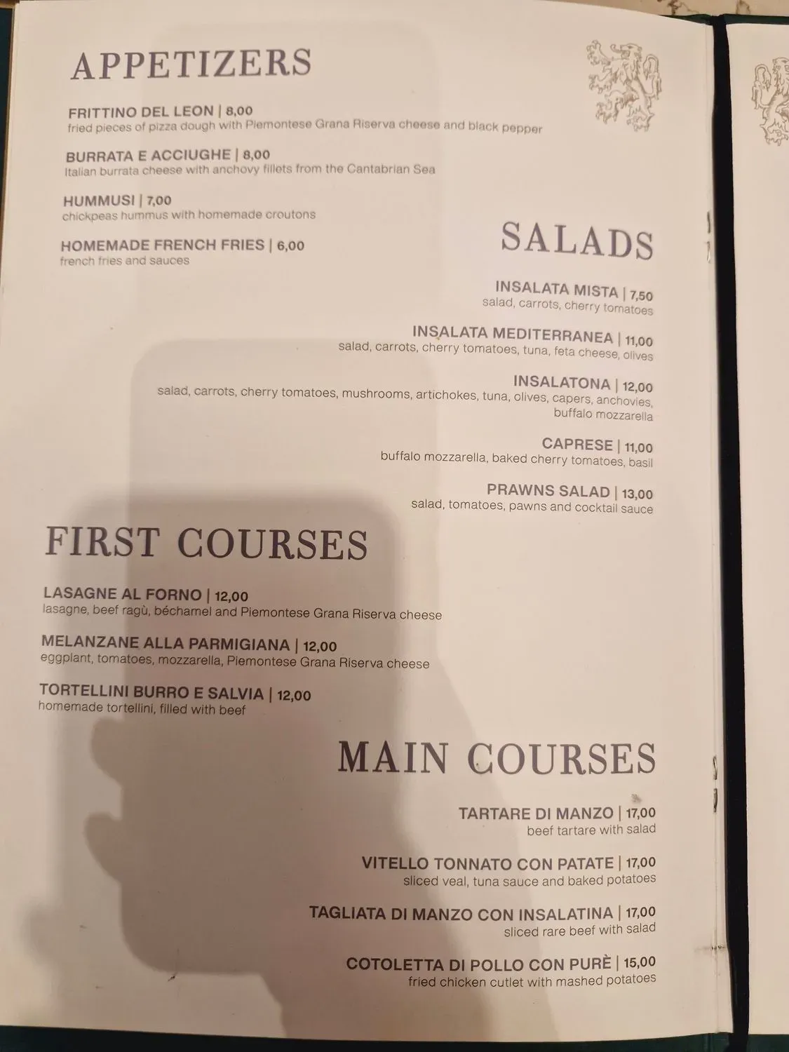 Menu 2