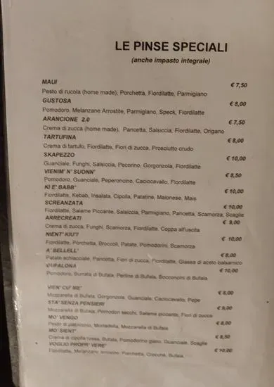 Menu 2