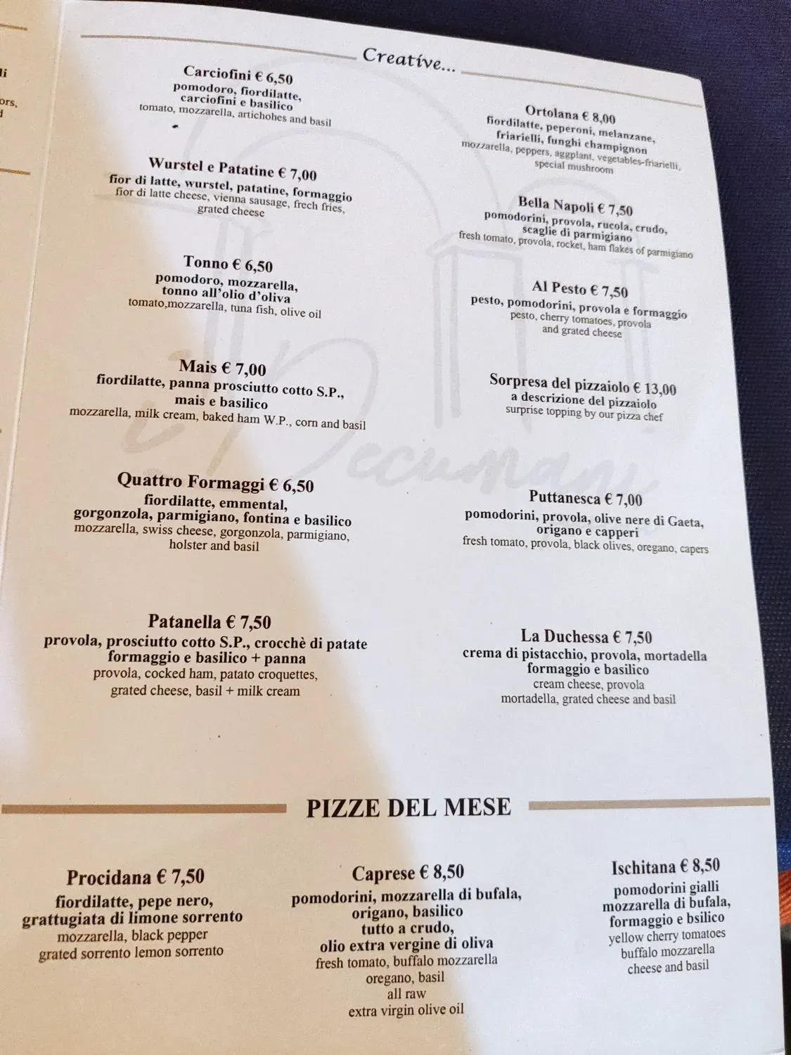 Menu 2