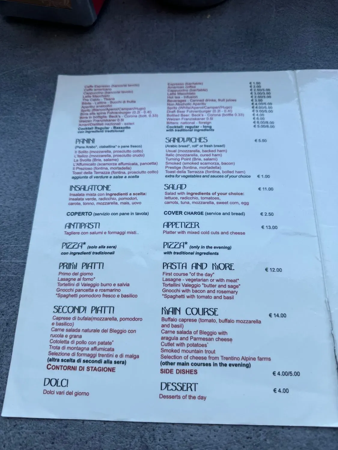 Menu 2