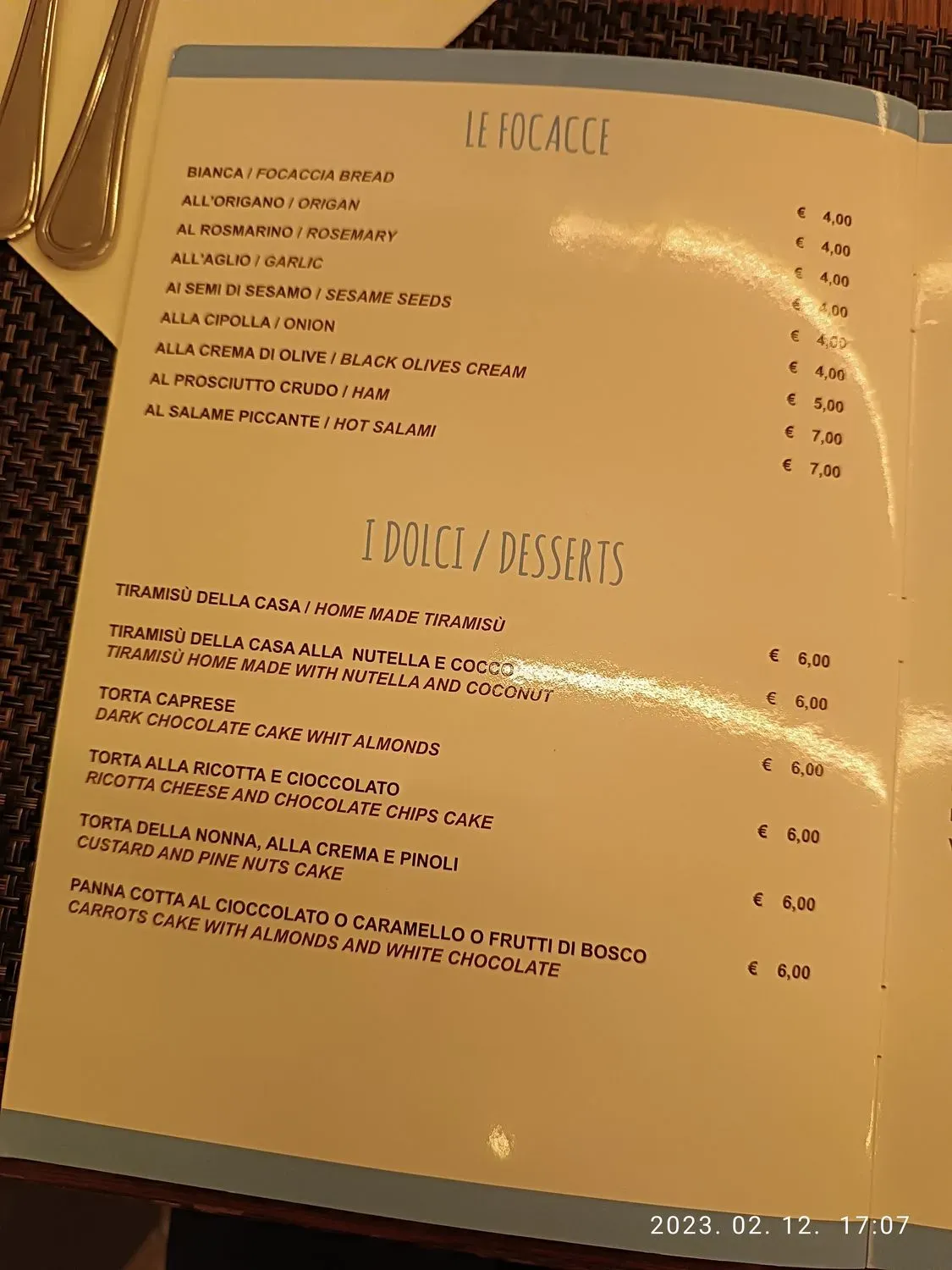 Menu 2