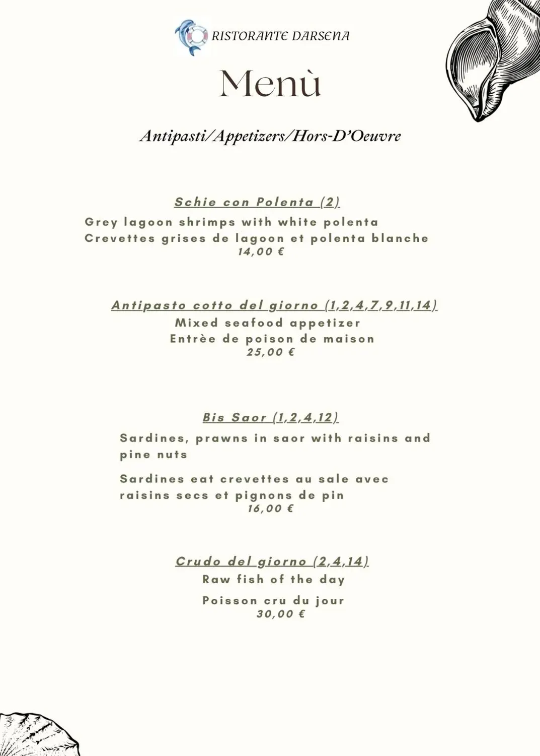 Menu 2