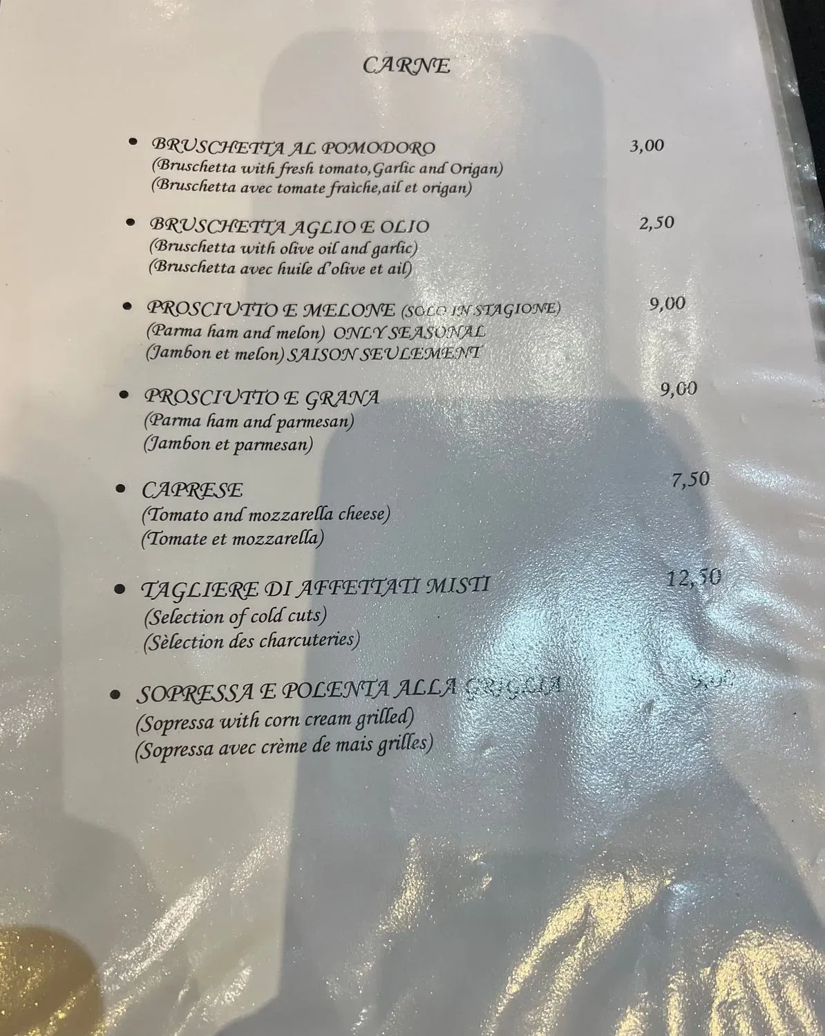 Menu 3