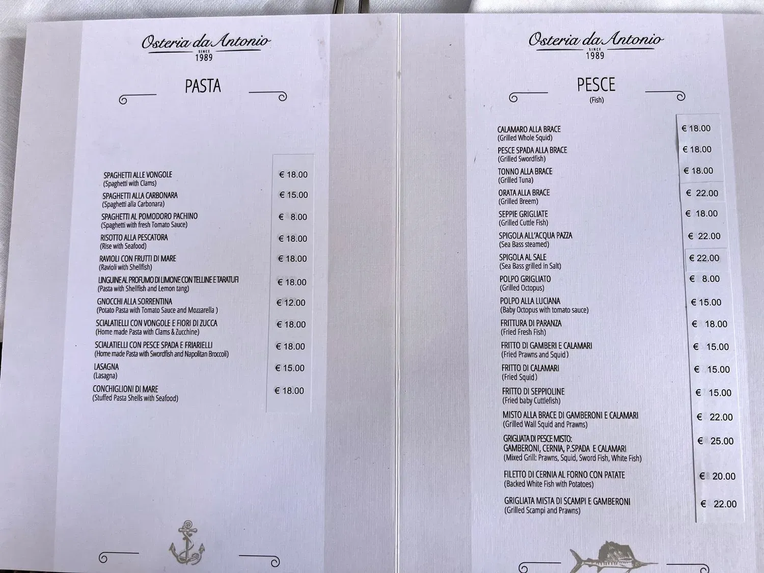 Menu 2