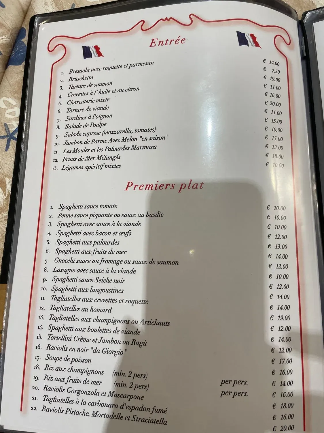 Menu 2